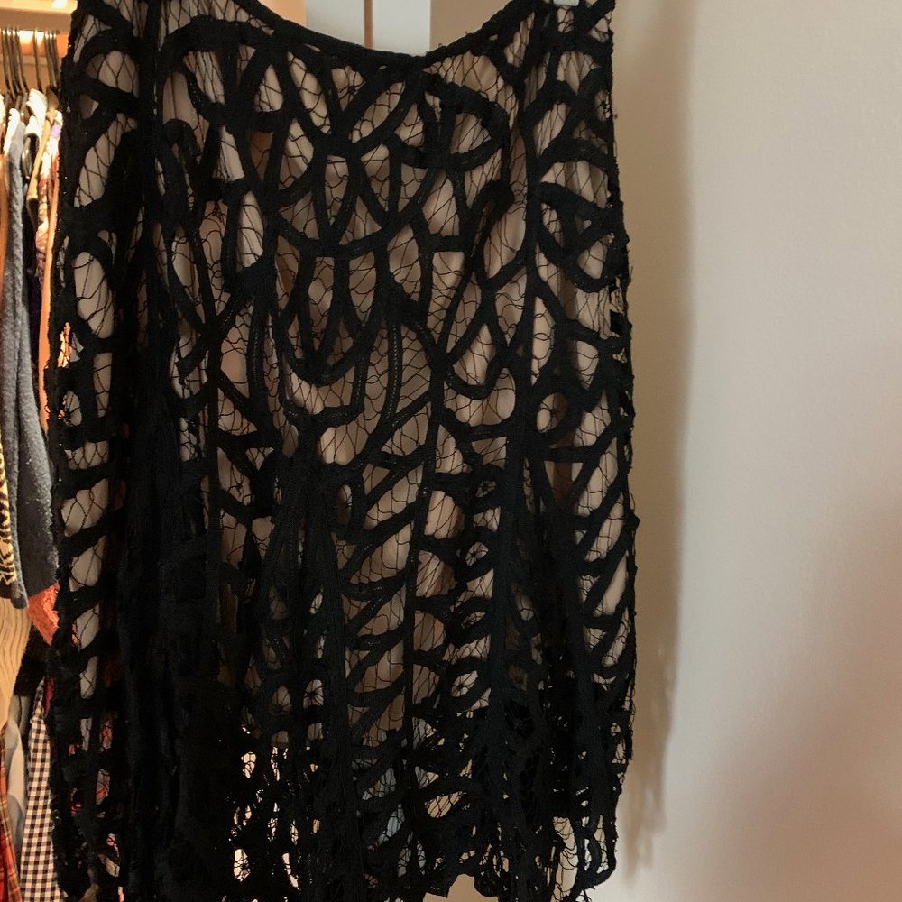 Gorgeous lace cut-out skirt